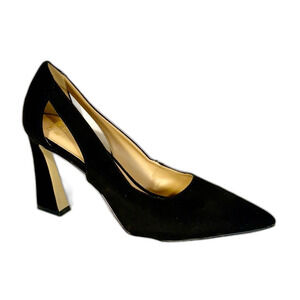 Crown and Ivy size‎ 11 Elegant Black Women's faux suede Azarria Pumps
